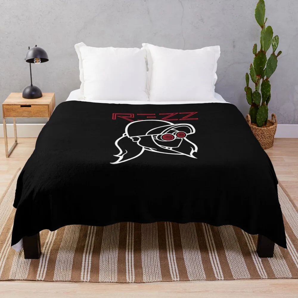 Rezz Tri Blend Essential Throw Blanket cosplay anime Stuffeds Luxury Designer Blankets