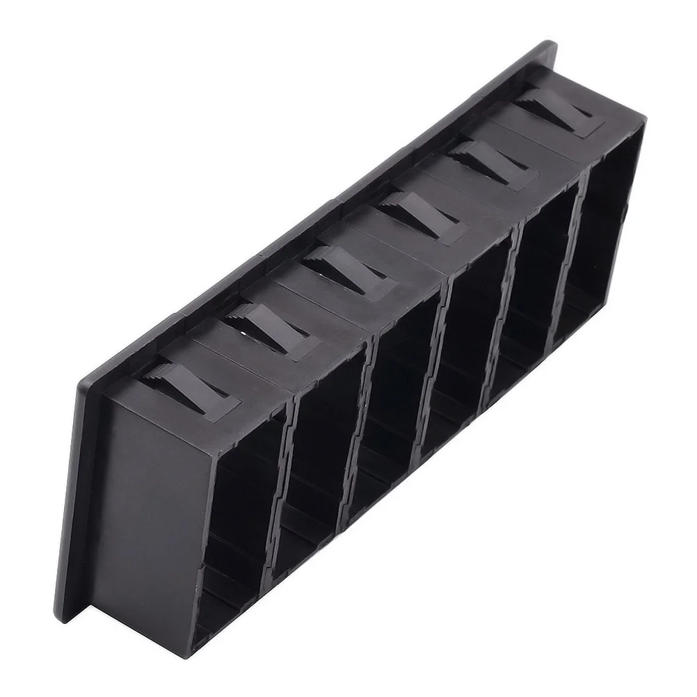 

USB Fixed Frame Rocker Switch Panel Housing Kit Black ABS Pc Fireproof Strong Mount Bracket for Vehicle Boat Suv Atv Utv Marine