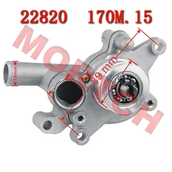 Orignal Water Pump LH170M.15 22820 For Linhai 250 260 300 400 Yamaha Keeway Jinlang Feishen Scooter ATV 170M.15