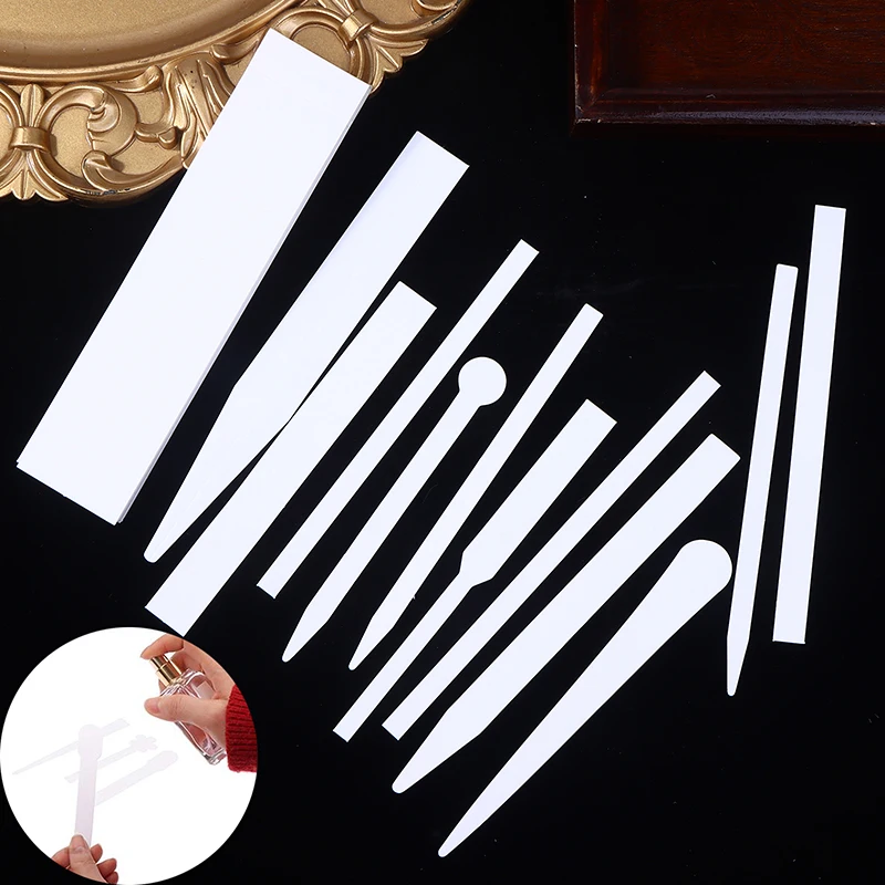 

100pcs Perfume Testing Strips - Disposable White Blotter Paper for Fragrance, Aromatherapy & Essential Oil Sampling