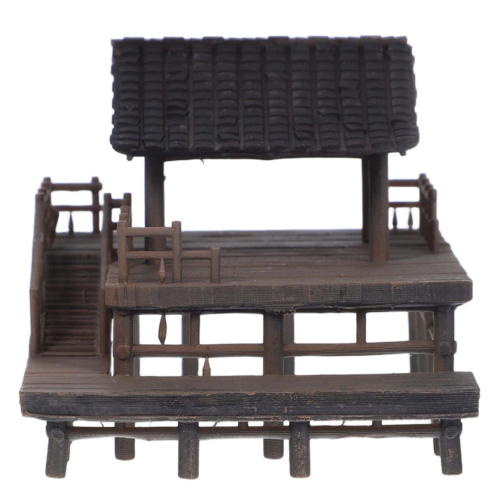 

Mini Pavilion Statue Aquarium Ancient Architecture Micro Landscape Ornament Fish Tank Decoration Bonsai Miniature Garden