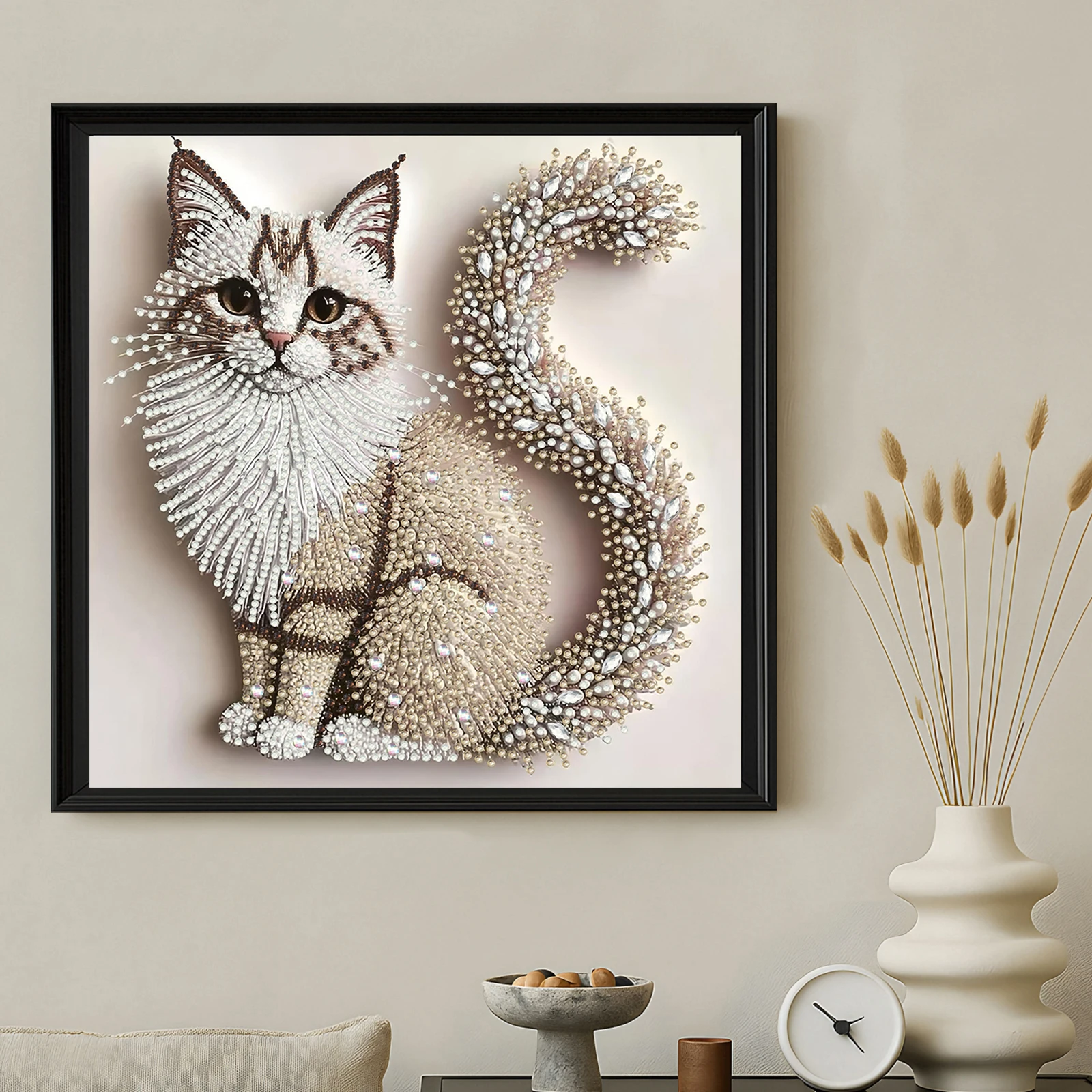 Resin Art Kit For Beginners - Cat Special Shaped DIY Partial Drill