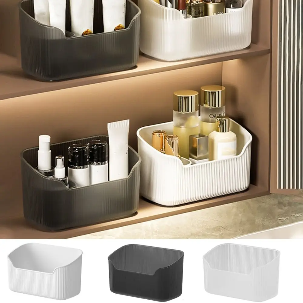 Desktop Cosmetics Storage Box Toiletries Cotton Swab Container Bathroom Accessories Brushes Makeup Organizer Case Lipsticks Box