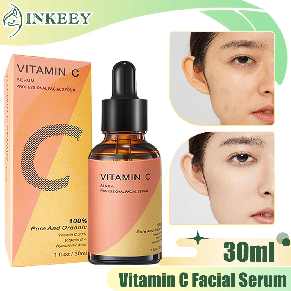 

Vitamin C Facial Serum Brighten Lifting Firming Anti-aging Anti-wrinkle with Hyaluronic Acid Repair Face Serum Skin Care 30ml