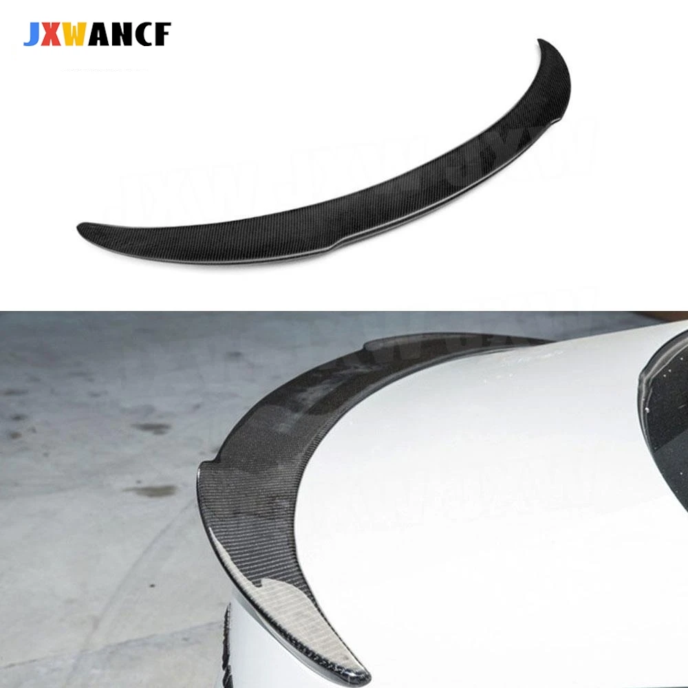 

JXWANCF Carbon Fiber Rear Spoiler For Benz CLA Class W117 CLA180 CLA200 CLA250 2013-2019 Duckbill Rear Trunk Wing Spoiler