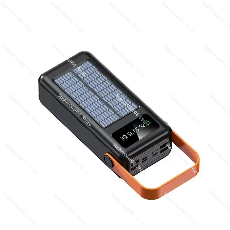 

Solar Charging Unit Wholesale with Cable 50000 MA Large Capacity Outdoor Portable Mobile Phone Power Bank