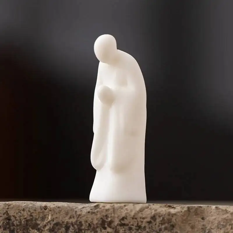 Mini Tea Play Formless Buddha Figurine Ornament Tea Pet Ceremony Zen Decorative Accessory Чаепитие