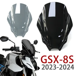 For GSX GSX8S gsx8s 2023 2024 new Windshield Front Light screens Deflector Heightening gsx-8s Windshield Motorcycle Accessories