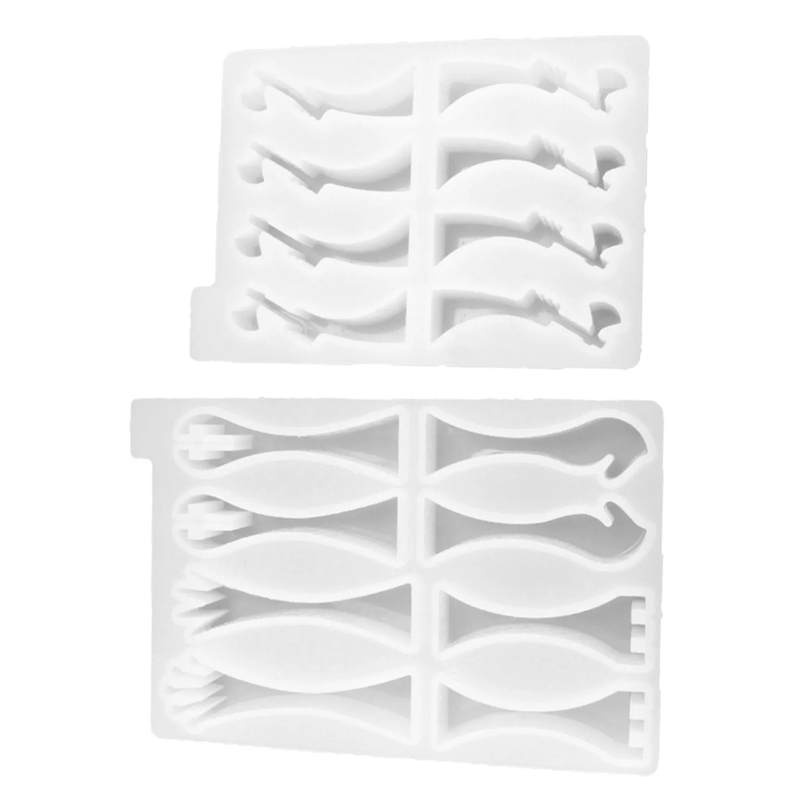 2Pcs Smooth Surface Chess Pieces Moulds Silicone Material for DIY Resin Casting Family Activity Reusable Epoxy view 2