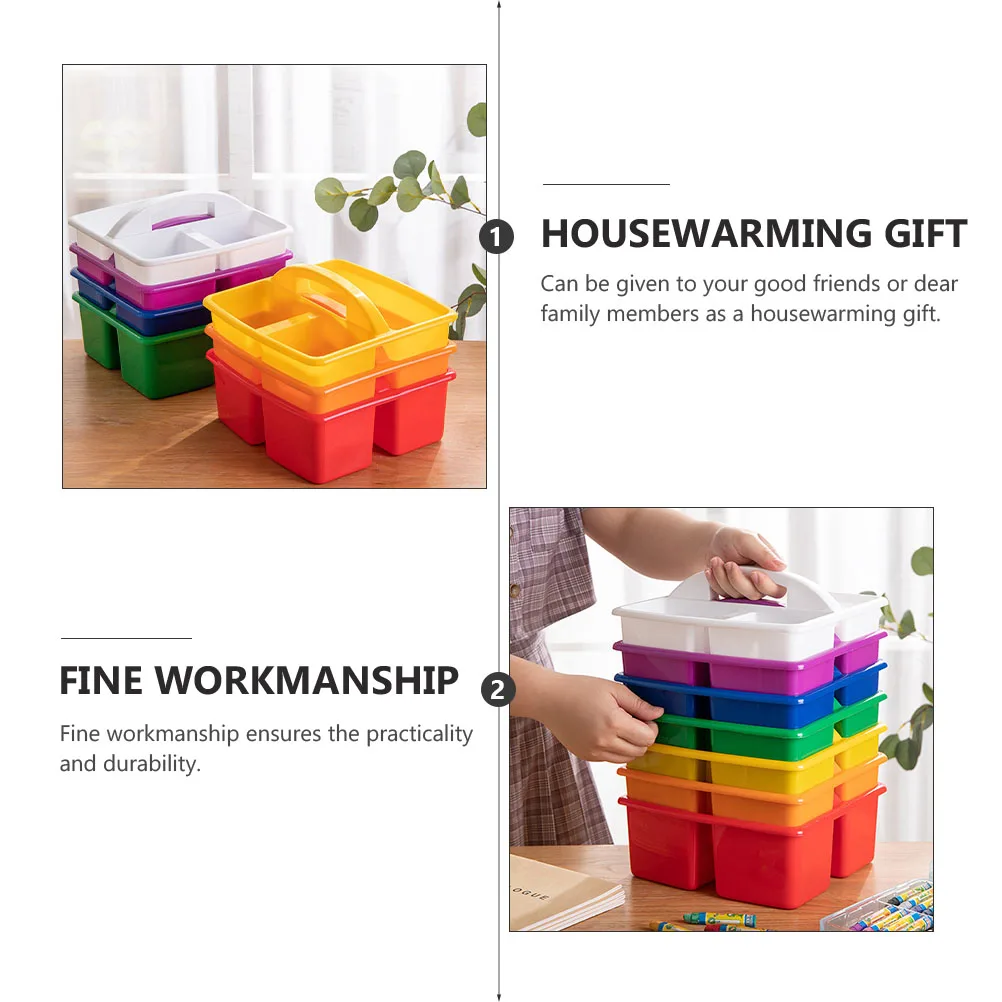

Storage Rack Compartment Basket Office Craft Bin Environmental Protection Pp Plastic Container
