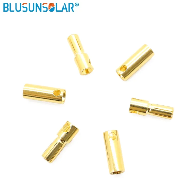 

10 Pairs / Lot 5.5MM Gold Plating Bullet Plugs Banana Connector Adapter for RC Battery Motor ESC Part DU0088