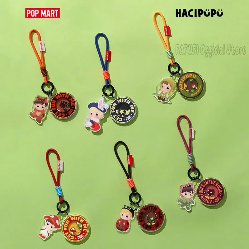 

POP MART HACIPUPU Adventures In Thewoods Series Подвеска Mystery Box Подлинная глухая коробка Guess Toys Сумка Орнамент Статуэтки для дома