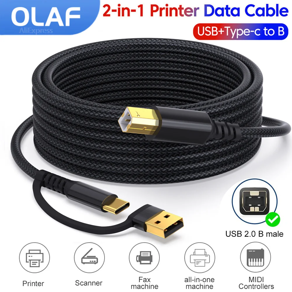 2-In-1 Usb B Male T… - image