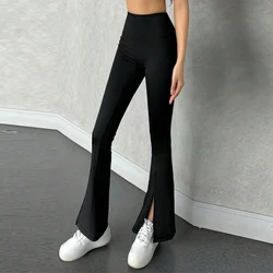 Micro Flared Leggings Yoga Pants Women Bell-bottoms Yoga Trousers High Waist Fitness Pants Stretch Gym Casual Sports Leggings