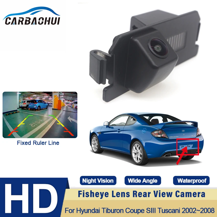 

Car Rear View Camera Back Auto HD CCD Waterproof Camera Accessories Kit For Hyundai Tiburon Coupe SIII Tuscani 2002~2008