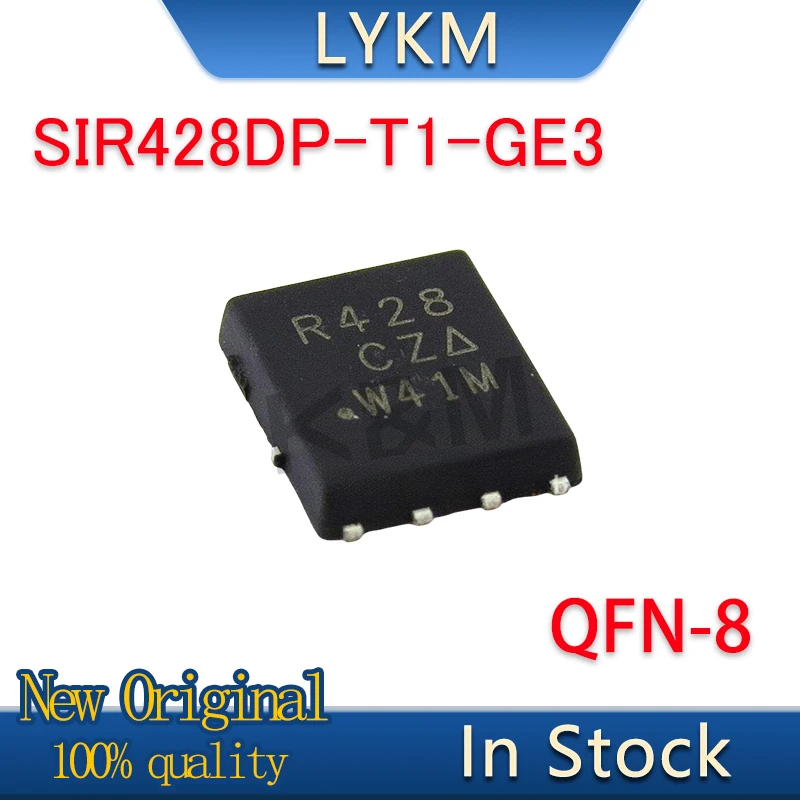 5-10/PCS New Original SIR428DP-T1-GE3 Screen printing R428 QFN8 Field effect tube In Stock
