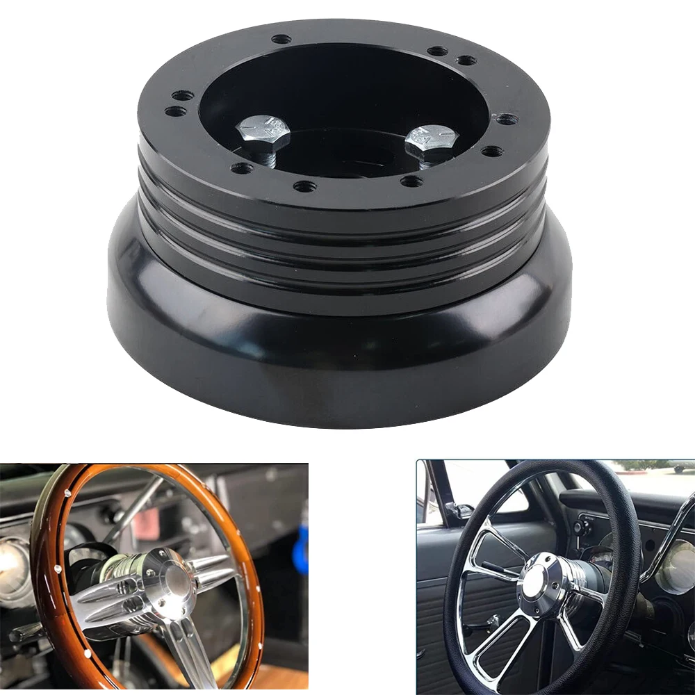 Car Steering Wheel Hub Adapter 5 Hole 6 Hole Boss Kit Billet for FORD Fairlane  Mustang Thunderbird Bronco Ranchero