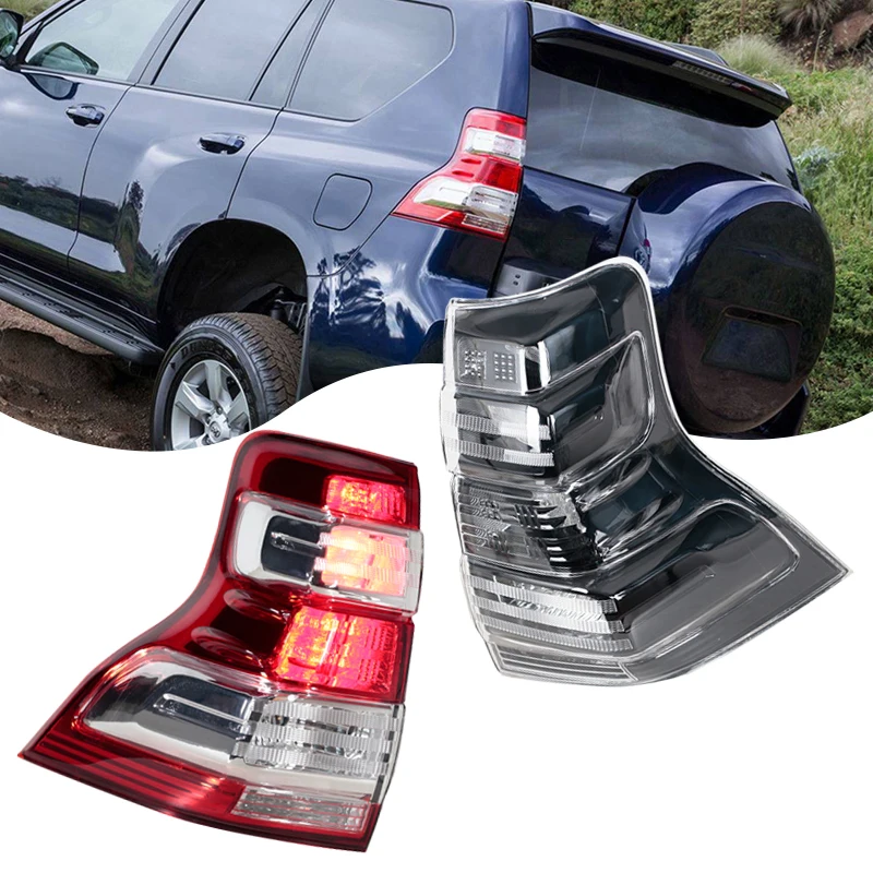 

For Toyota Land Cruiser Prado LC150 FJ150 2014 2015-2017 Tail Light Reversing Light Brake Light Turning Flashing Light Assembly