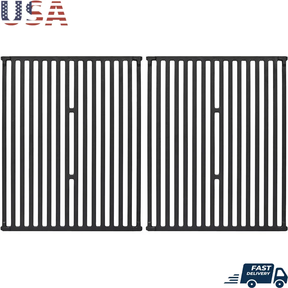 Heavy Duty 15 Inch Cast Iron Grill Grates Replacement Broil King Gas Grills Models 9453 9865 1155 4551 6666 Compatible Cooking