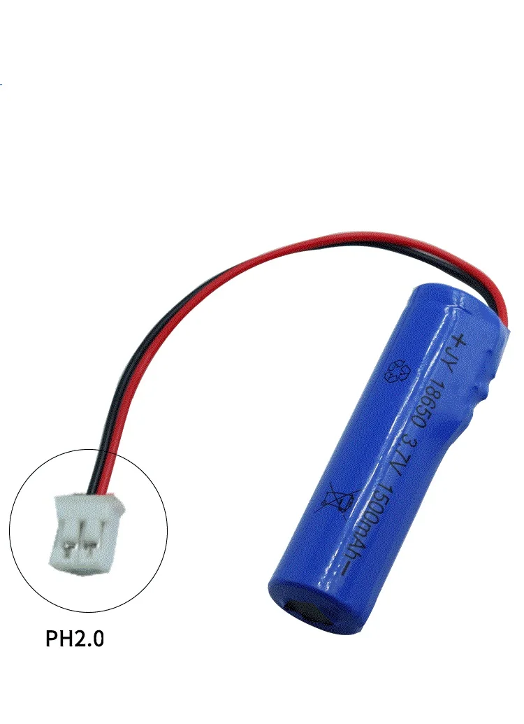 3.7V 800MAh 14500แบตเตอรี่แบบชาร์จไฟได้สำหรับของเล่น RC รถเฮลิคอปเตอร์ Baot ถังปืนรถบรรทุกรถจักรยานยนต์3.7V แบตเตอรี่ PH2.0-2P