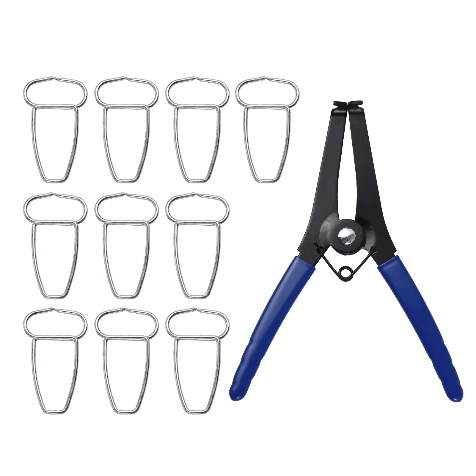 Spring Tongs Spring Clamp Pliers 10 Miter Clamps Woodworking Tool Miter Pliers and Clips for Frames Moldings Wooden Composite