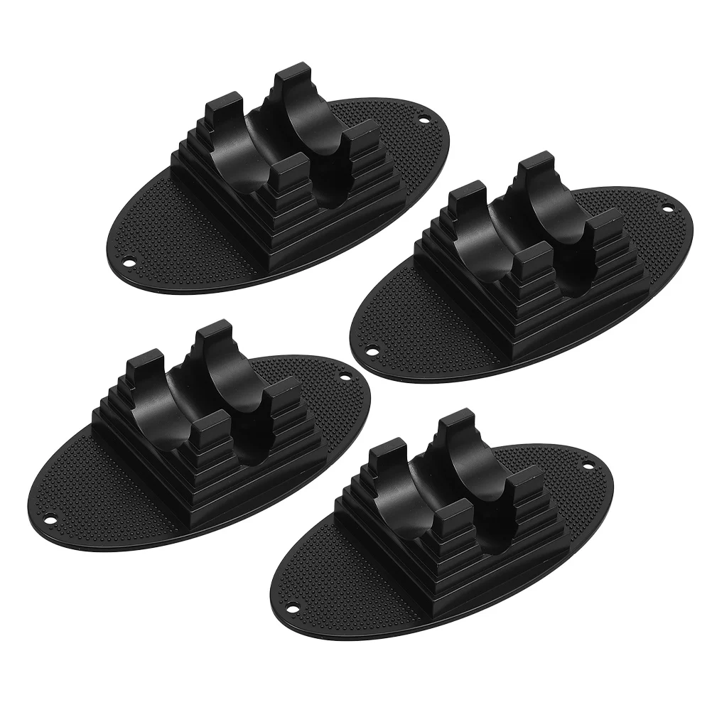 

4pcs Wheel Pad Scooter Rack Parking Stand Small Floor Plastic Child Storage Stable Base Black Bike Compatible
