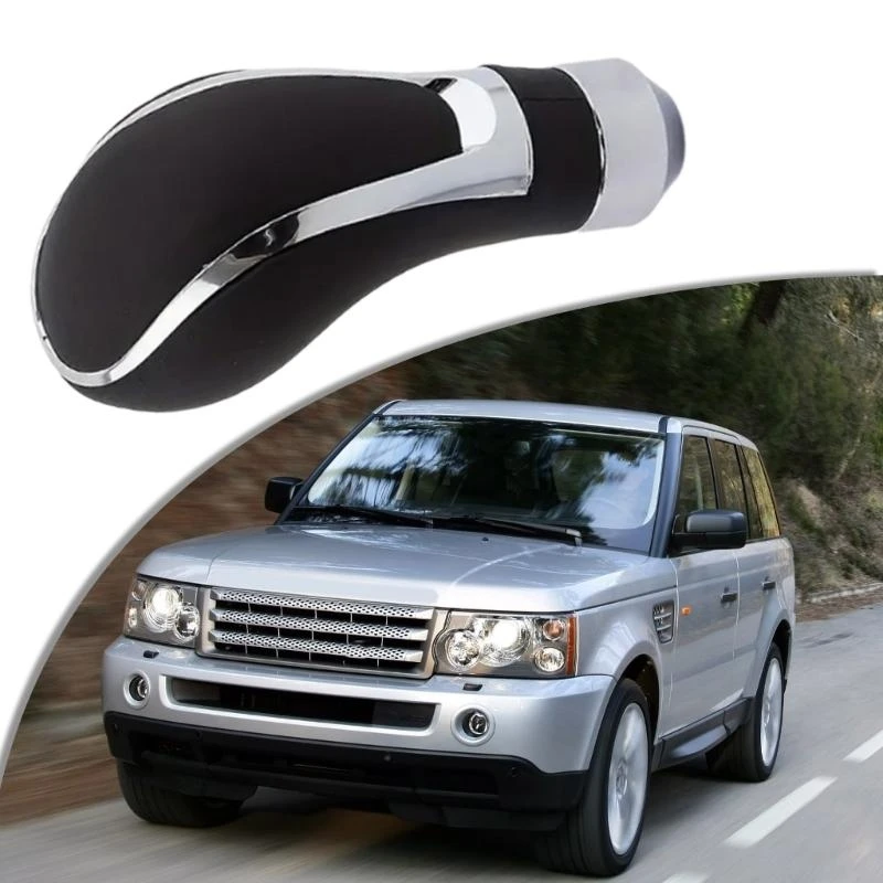 

Universally Car Manual Shifter Lever, Aluminum Leather Extension Gear Shifter Lever Shifter for Most Manual Car