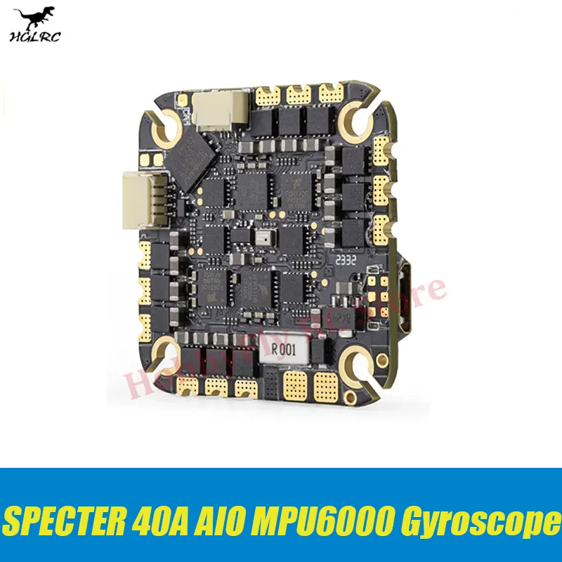 

Контроллер полета HGLRC SPECTER F722 40A AIO 4-6S MPU6000 40A ESC 25,5x25,5 мм для 2-4-дюймового RC FPV Freestyle Drone