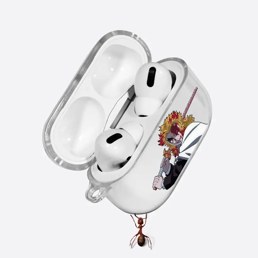 Anime Rengoku K-Kyoujurou Case For Airpods 2 1 3 4 Pro3 Pro2 Pro Clear Earphone Cases Cover - view 4