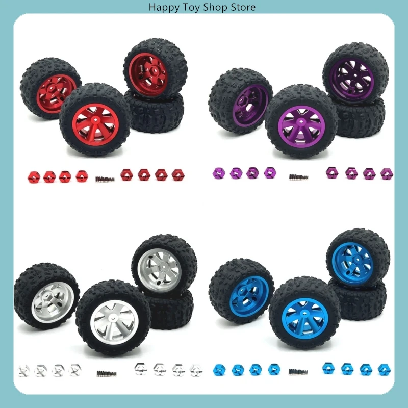 

Meijiaxin WLtoys SUCHEYU JJRC LC HUANSU RC Car Clamp Tire Wheel Rim & Tire Spare Parts​