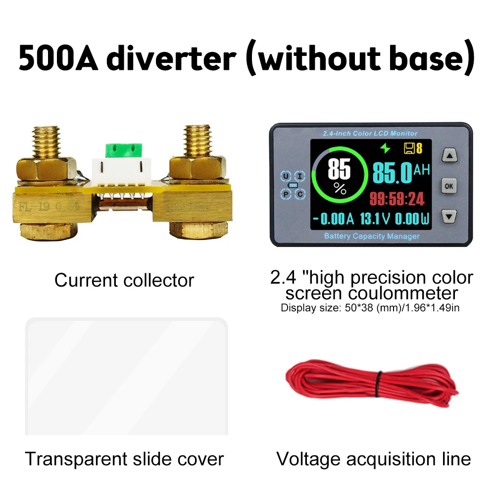 VA9810 DC8-100V Battery Capacity Tester Capacity Indicator Power Meter for LiFePO Coulomb Counter Car Tool Accessories