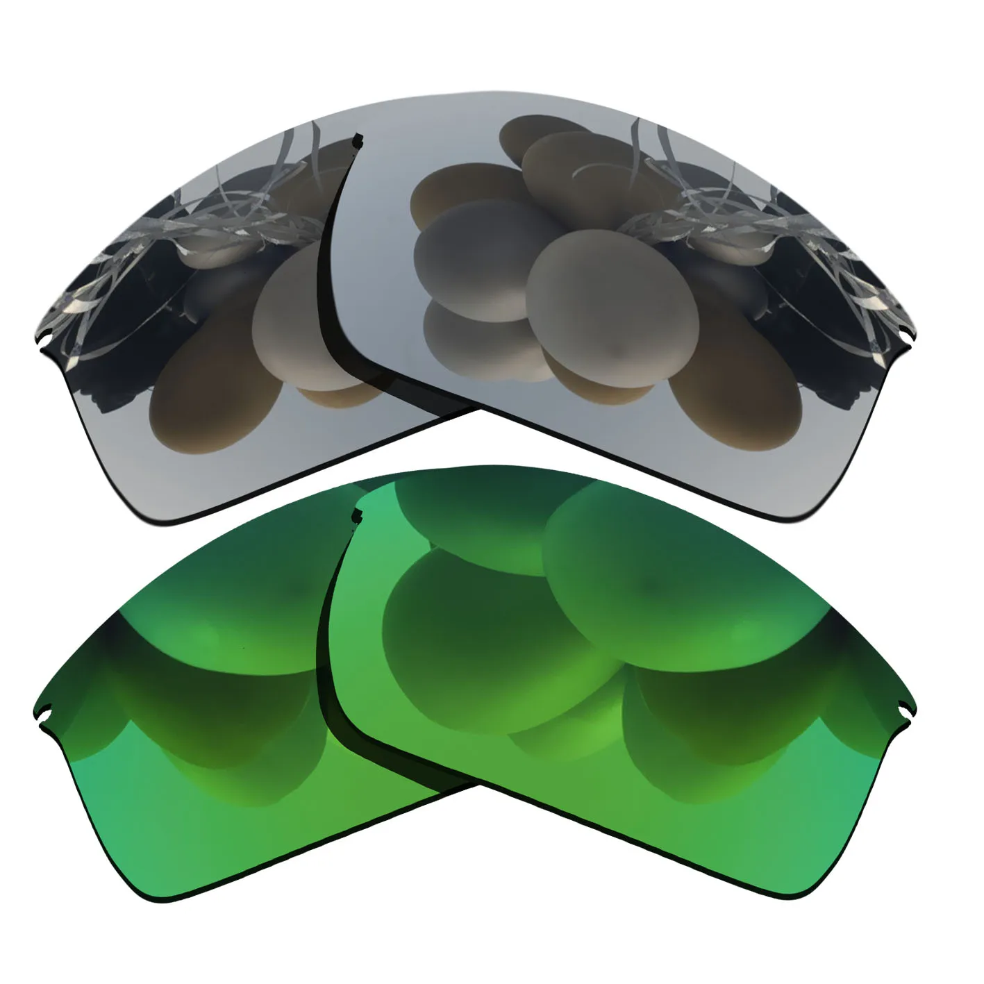 

Silver&Green Lenses Replacement For-Wiretap Polarized Sunglasses