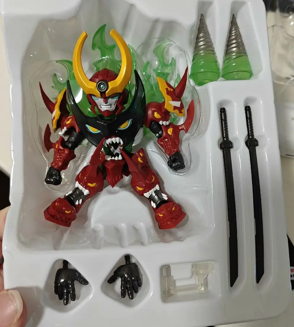 

В наличии оригинальная Bandai NX Edge Style NX0033 Q Edition Tian Yuan Breakthrough Red Lotus Eye Collection Подарочная модель