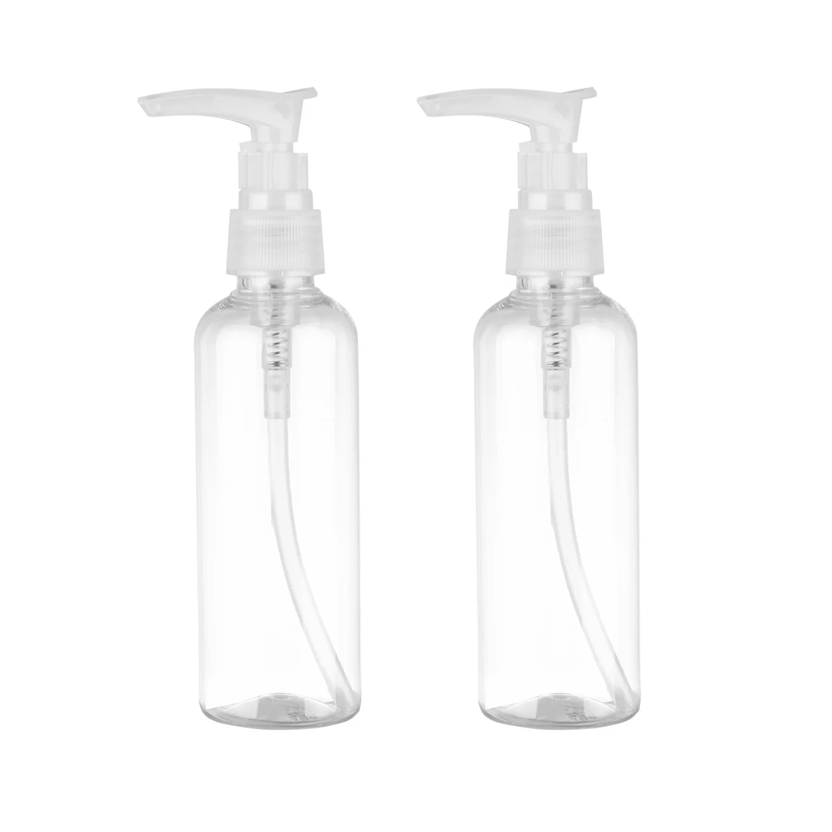 4 pz 100 Ml Presse Bottiglie Dispenser di Plastica Portatile Emulsione Contenitore di Liquido Per Il Viaggio Shampoo Lozione Lavaggio Del Corpo Riutilizzabile
