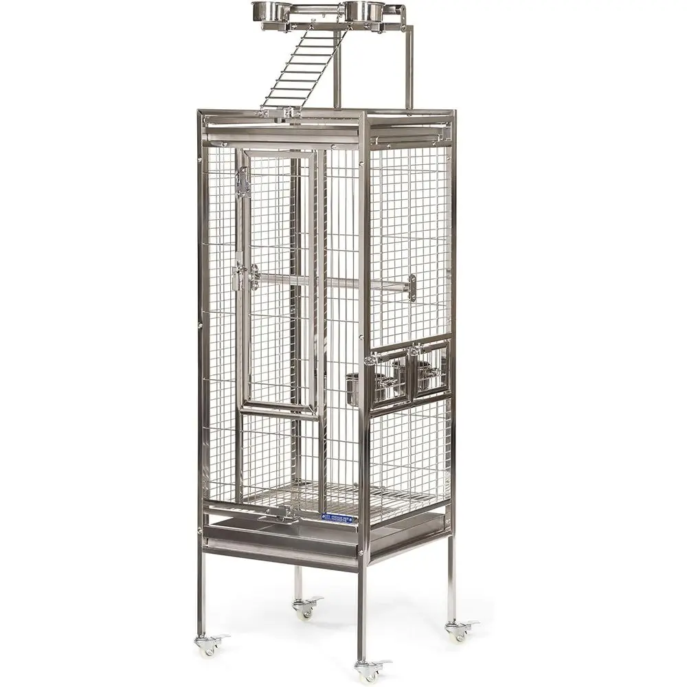 

Prevue Pet Products Small StainlSteel Playtop Bird Cage