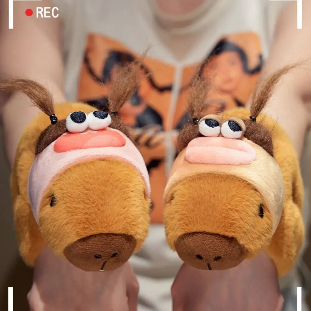 จําลอง Capybara Slap สร้อยข้อมือนาฬิกาข้อมือสไตล์การ์ตูนหนูตุ๊กตา Plush Slap สร้อยข้อมือน่ารัก Capybara Plush สายรัดข้อมือ