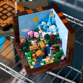 MINISO 1195Pcs The Crafting Table 21265 Game Create Model Building Blocks Adults Bricks Toys for Kids Birthday Christmas Gifts