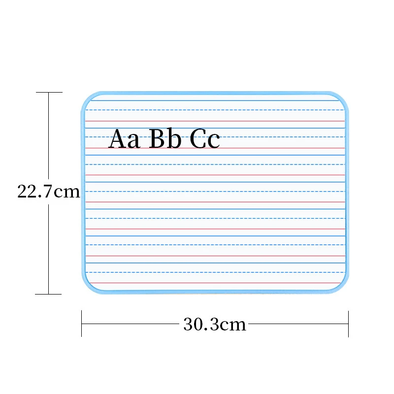 Imagem -04 - Portátil Inglês Aprendizagem Wordpad Board para Crianças Graffiti Branco Quadro Magnético Number Stickers Ensino Interativo