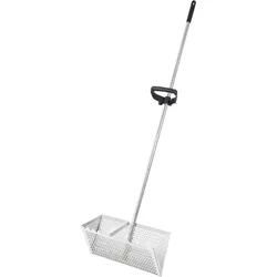 Sand Flea Rake Detachable Sand Flea Rake The Shark Tooth Screen Comes with A 16-Foot-Wide Drain Screen with A 51-inch Handle