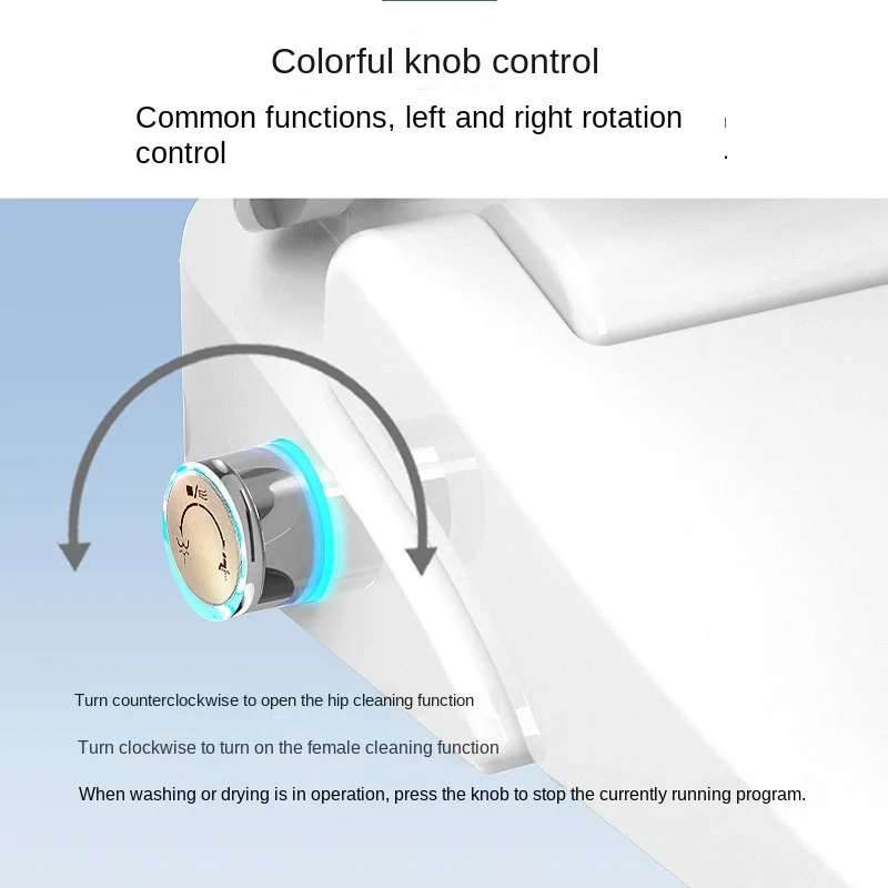 Imagem -04 - Assento Bidé Automático com Função Aquecimento Universal Forma em u Forma d Smart Toilet