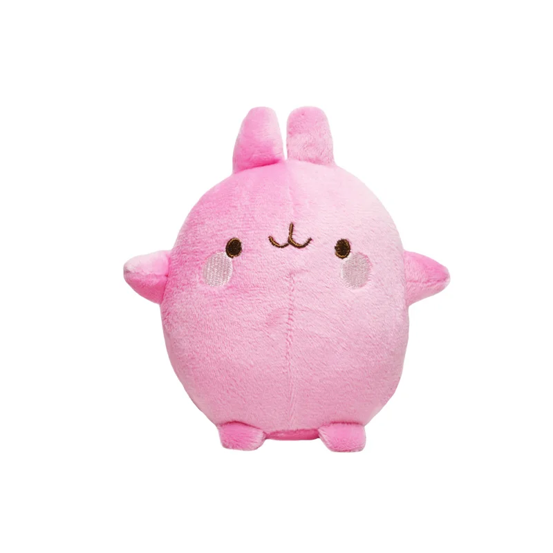 New 12cm Genuine Molang Plush Stuffed Toys Rabbit Cartoon Anime Soft Dolls Piu Piu Kawaii Keychain Pendant Baby Birthday Gifts