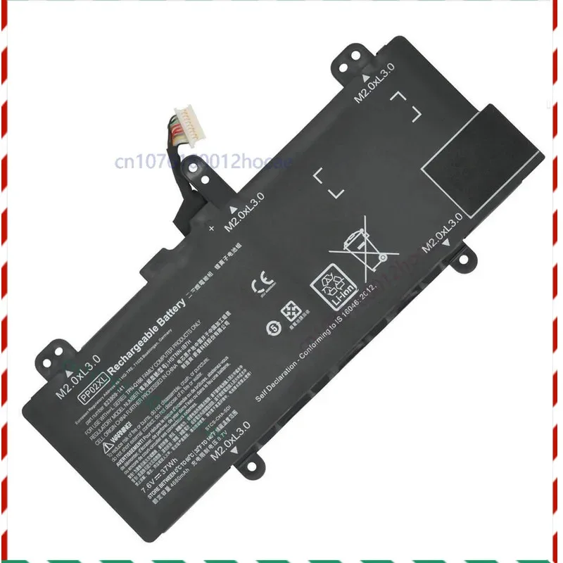 

Аккумулятор для ноутбука HP PP02XL Pavilion 11-S001TU 11-S002TU 11-S003TU 7,6 В 37 Вт