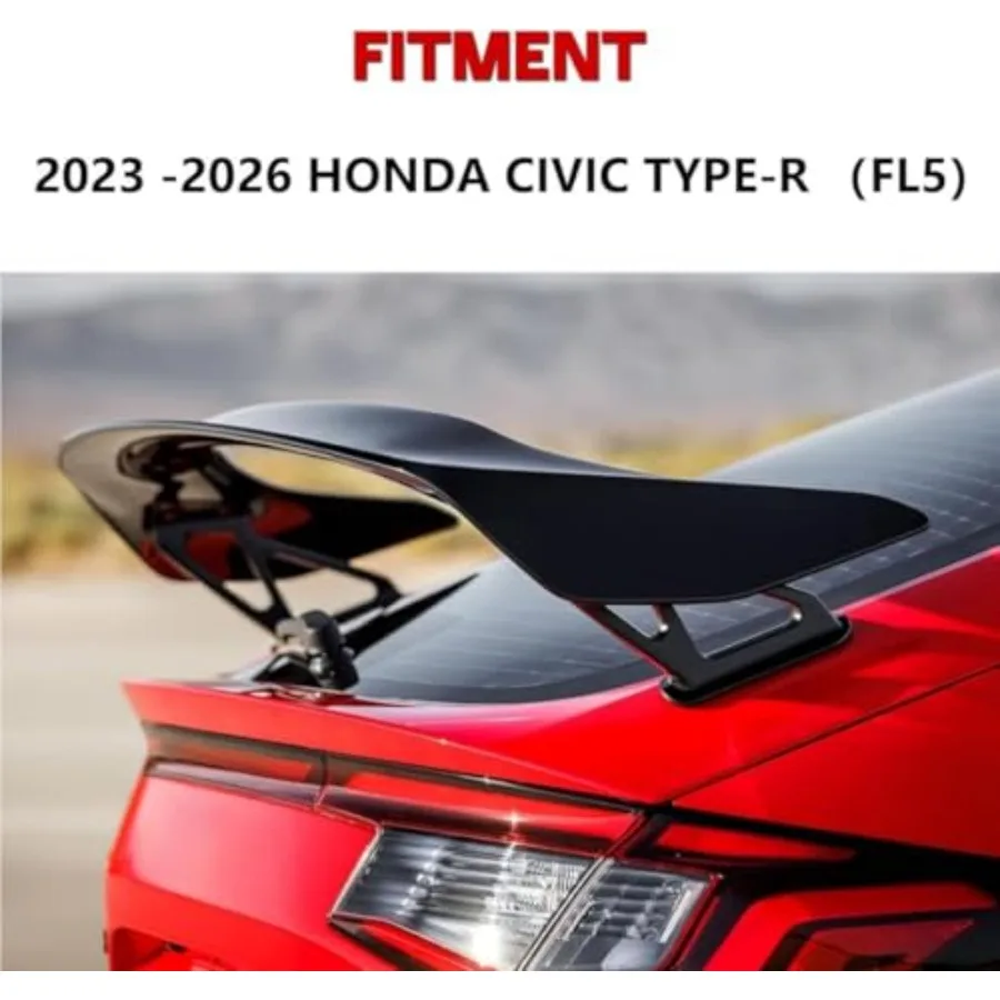 

Rear Trunk Spoiler Wing Legs Bracket Mount Stand for 2023-2026 Honda Civic Type R FL5 High-Performance Aerodynamic Aluminum Bla