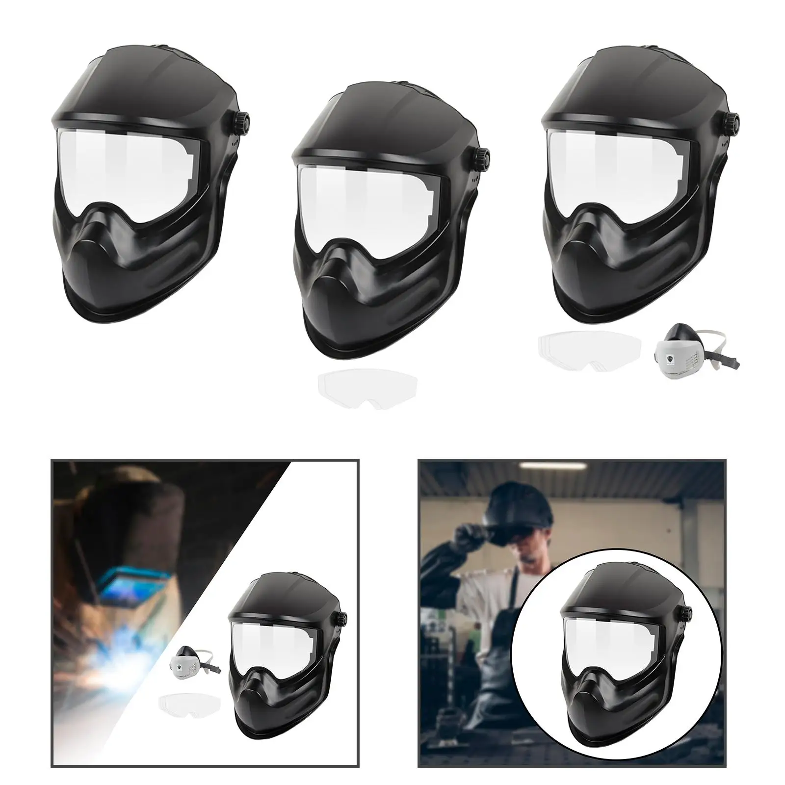 Welder Mask Hood Adjustable Cap Protection Cover Welding Helmet for Industrial Home ARC Weld Grinding Women Men Electric Welding