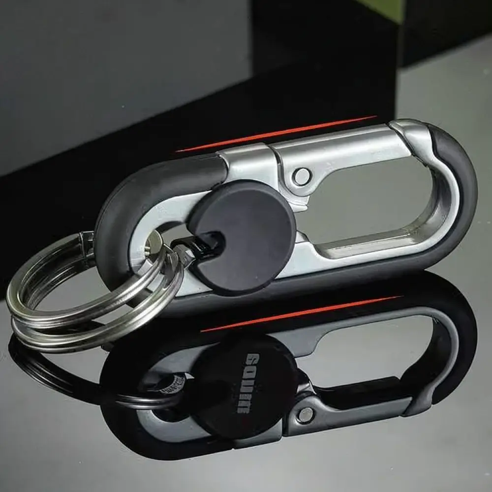 Professional Mens Waist Keychain Zinc Alloy Key Holder Secure Belt Clip For Automotive And Home Keys Durable