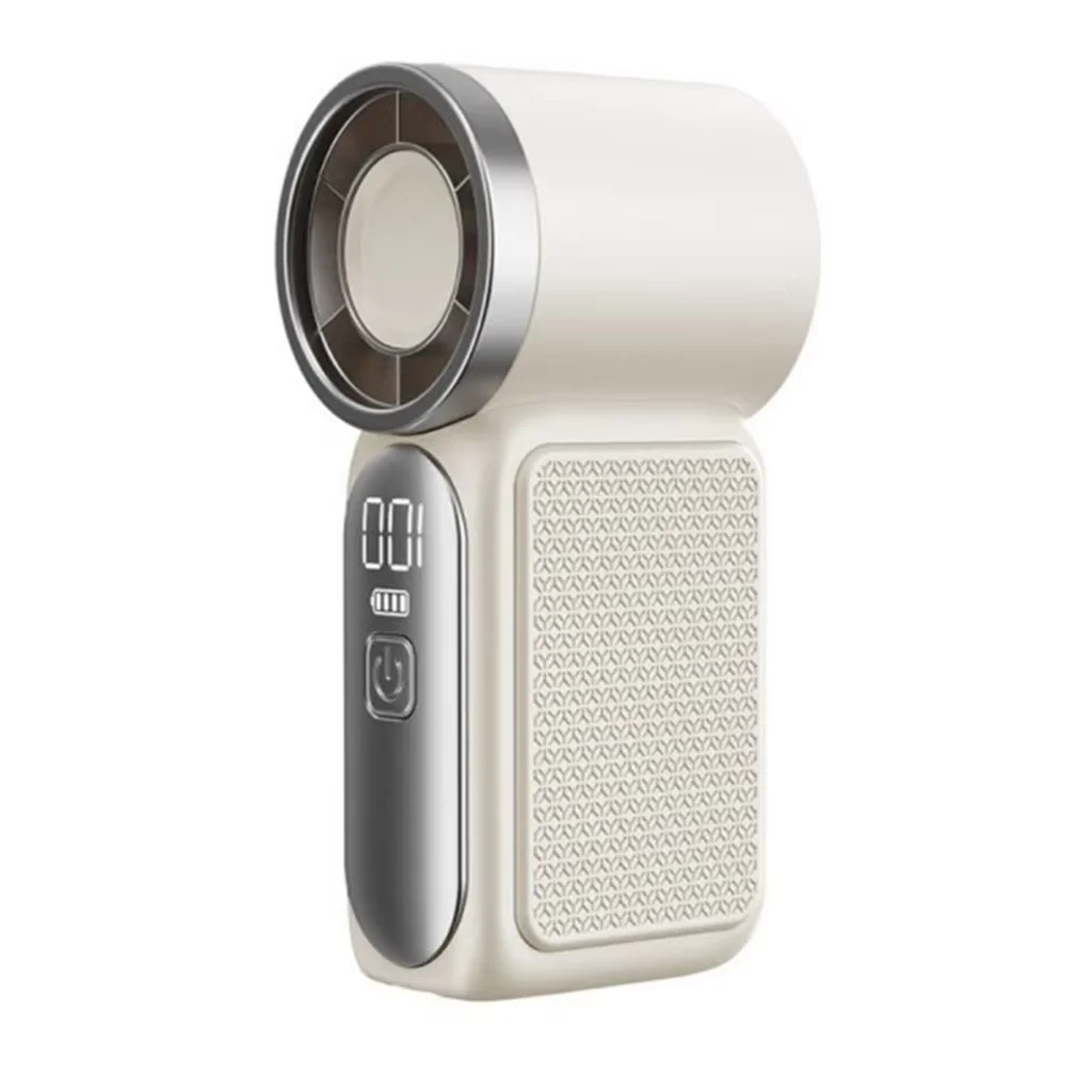 Mini Handheld Fan - Portable Turbo Fan with 100 Wind Speed, 1200mAh & Type-C, - Cooling Blower，Travel,R Cooling Device image 6