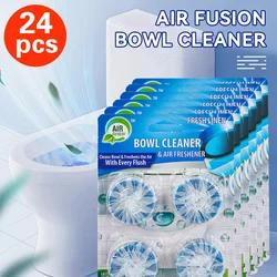 Air Fusion Automatic Toilet Bowl Cleaner Tablets 24 Pc 6 Pack  Linen Scent Slow-Releasing Toilet Tank Cleaners for Deodorizing