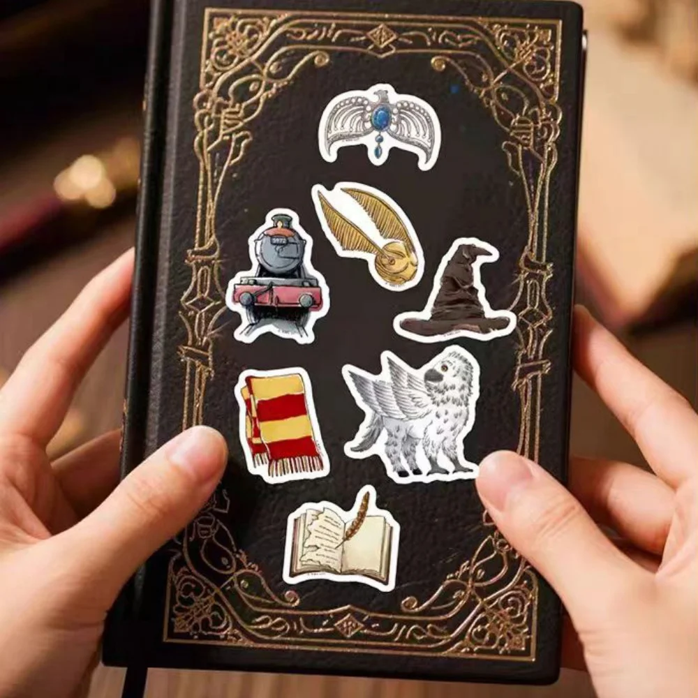 Genuine Harry Potter Ticket Holder Sticker Hogwarts House Serie Waterproof Stickers For Stationery Water Mug Decor Toys Gifts view 3