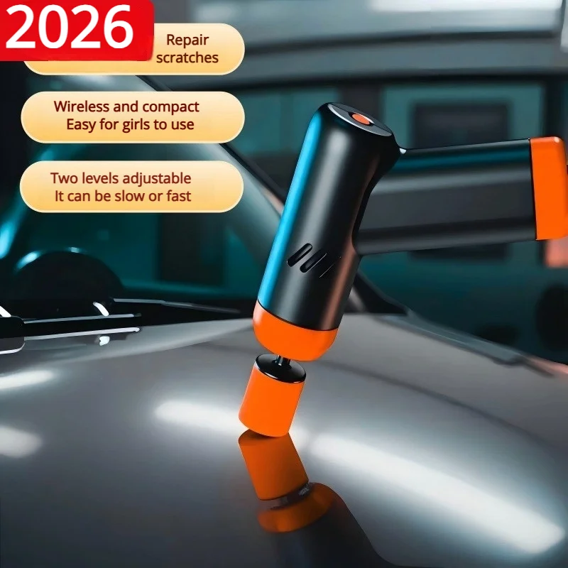 

2026 Car Polisher Handheld Wireless Polisher Car Polishing Waxing Machine Power Tool For Car Body Scratch Cleanig Waxing Repair