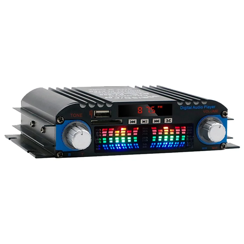 

LDZS 12 В Fever Hi-Fi аудио мощный мини-маленький усилитель для домашнего автомобиля Bluetooth усилитель (в комплекте адаптер) прочный US PLUG-T4